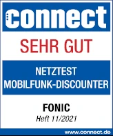 Connect Award Netztest: Sie telefonieren weiter in eimem sehr guten Netz - FONIC ist wieder vorne mit dabei!